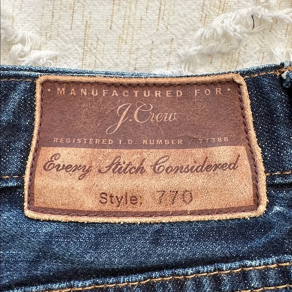 J.Crew 770™ Straight-fit stretch jean in indigo raw Japanese denim